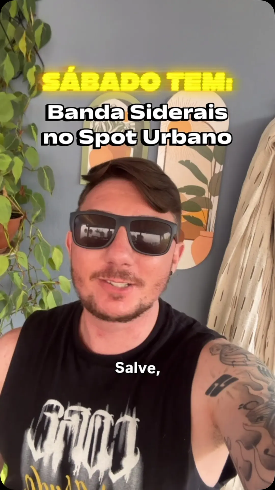 Flyer de Siderais Banda