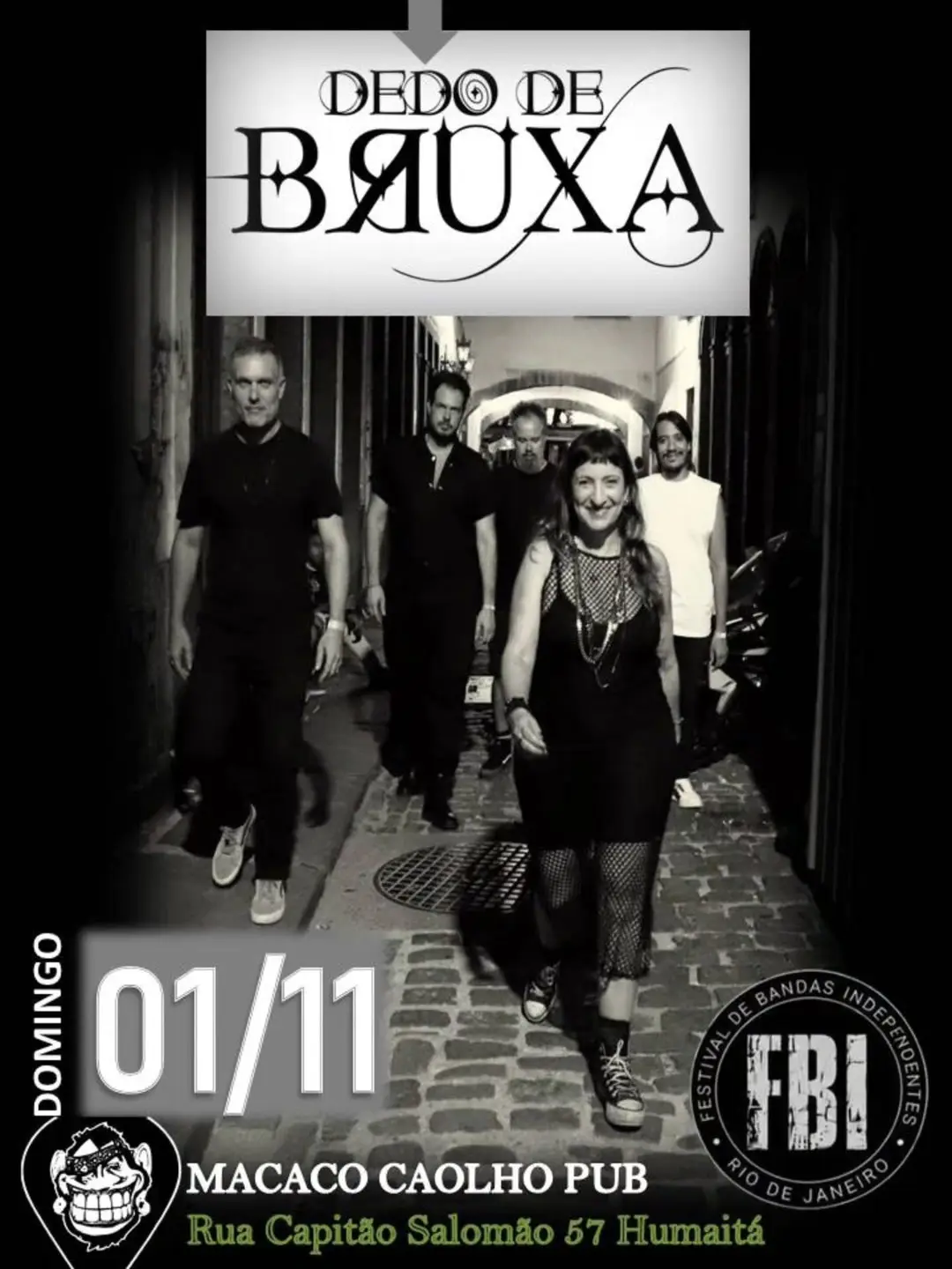 Flyer de Dedo de Bruxa