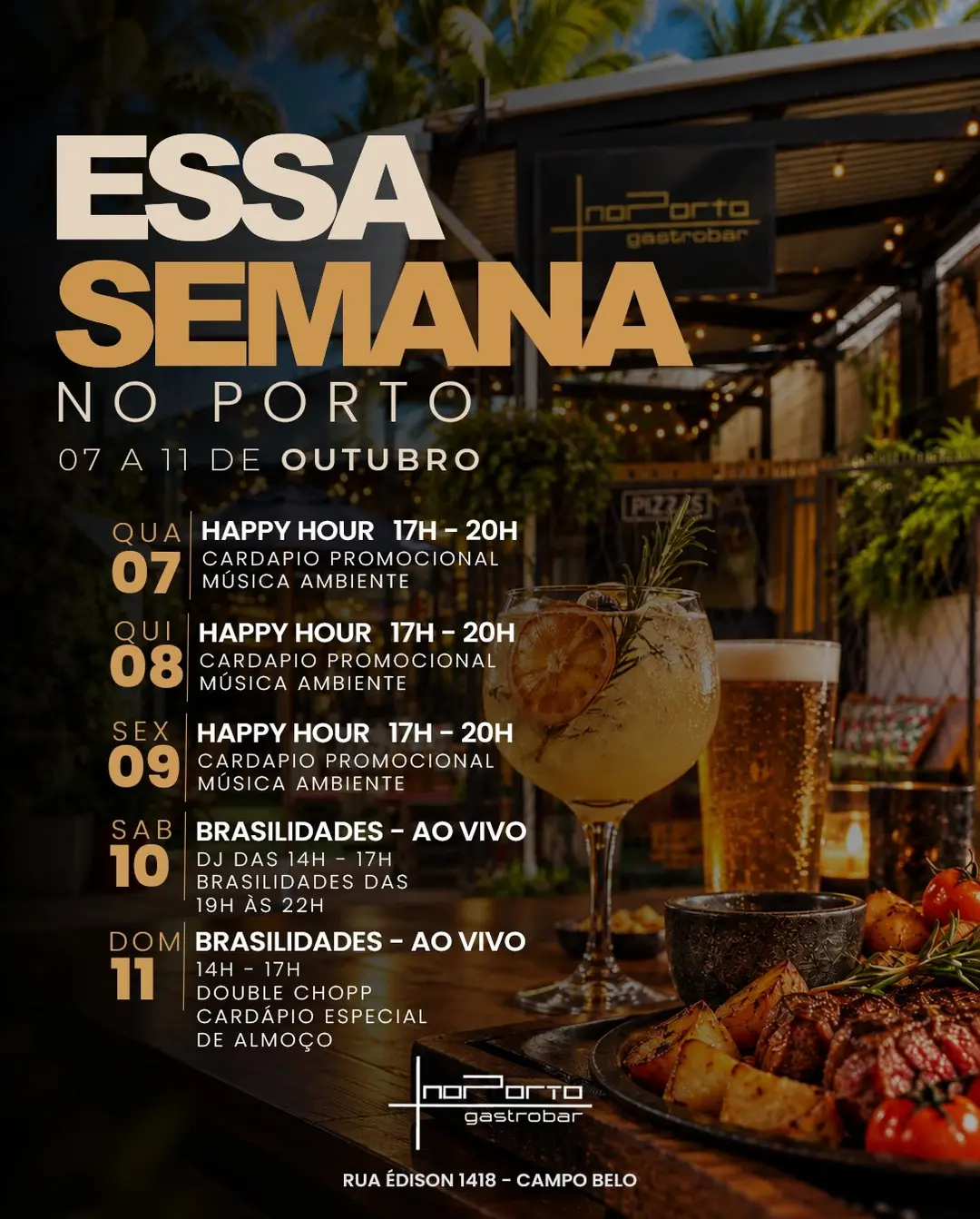 Flyer de Brasilidades