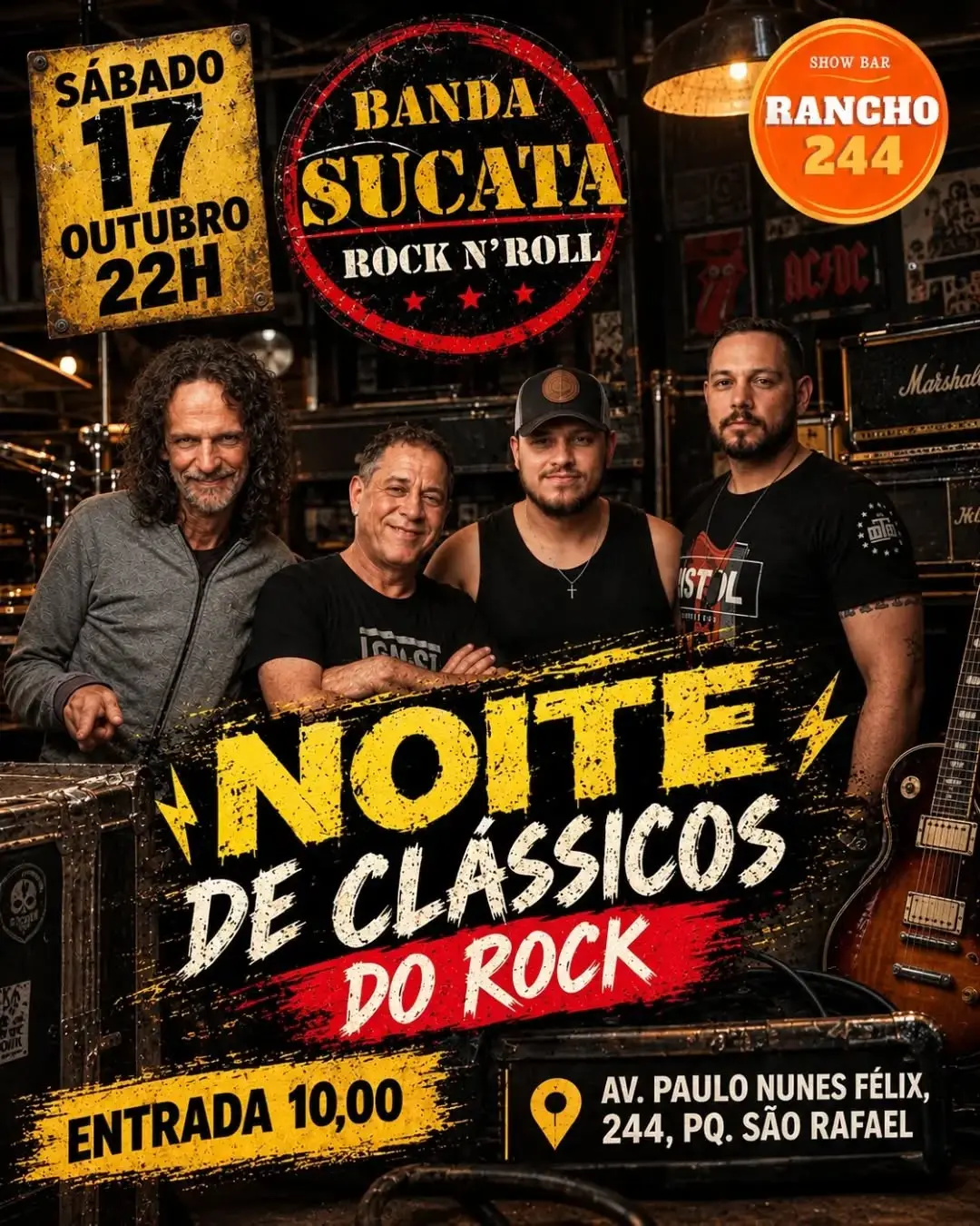 Flyer de SUCATA ROCK