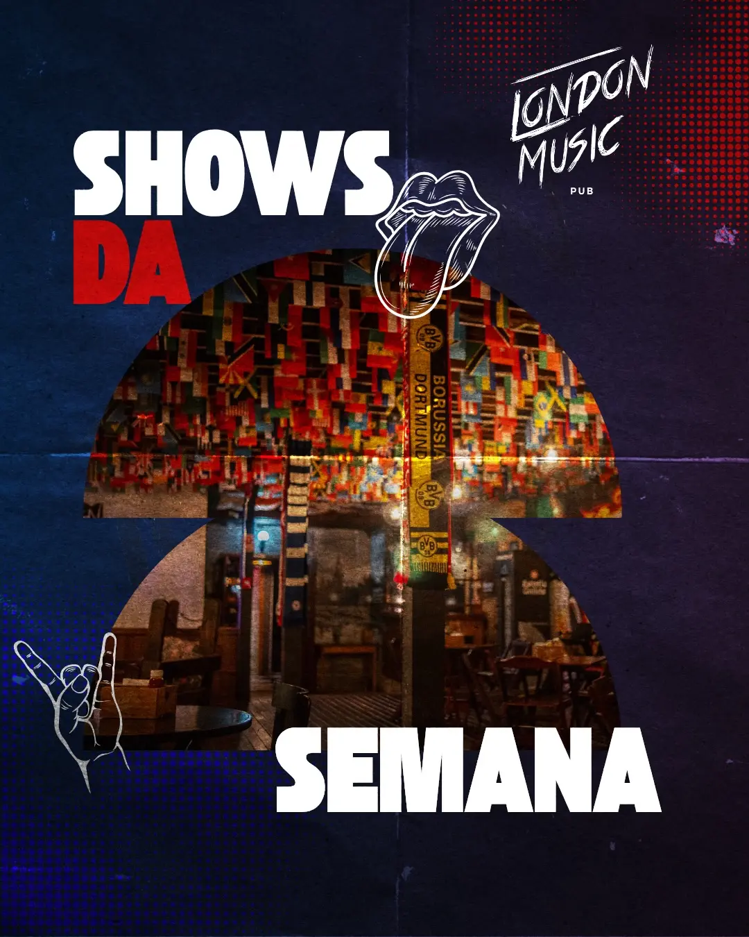 Flyer de Sindrome, Banda Youngles e Youbglesbanda