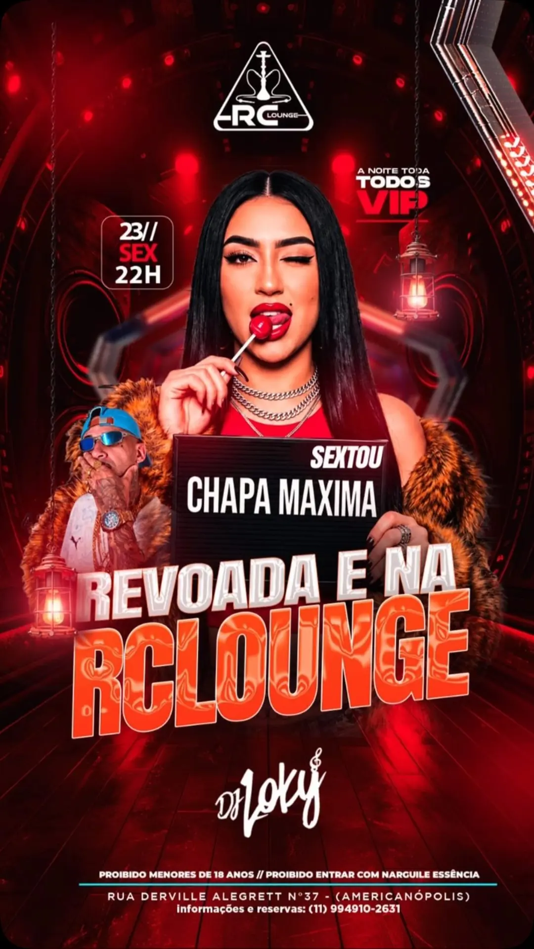 Flyer de DJ Loky