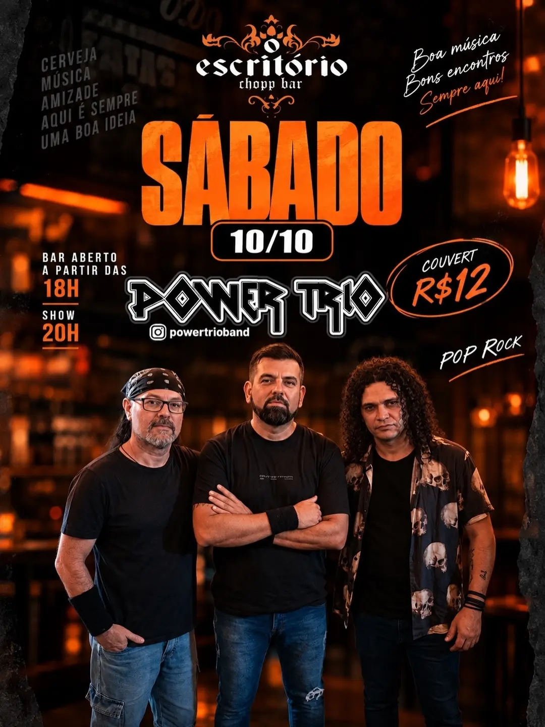 Flyer de Power Trio