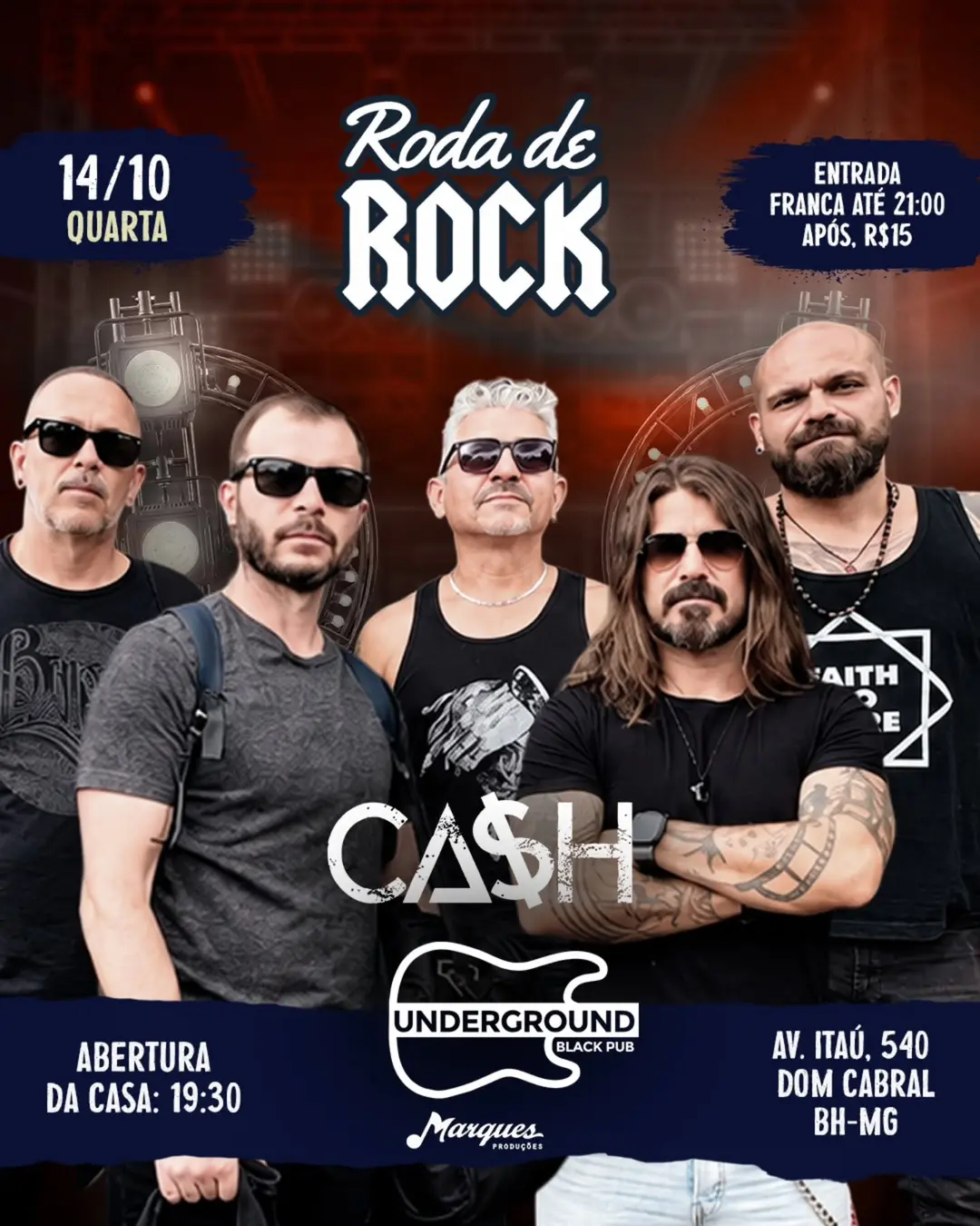 Flyer de Banda CA$H