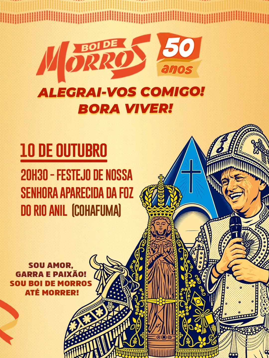 Flyer de Boi de Morros