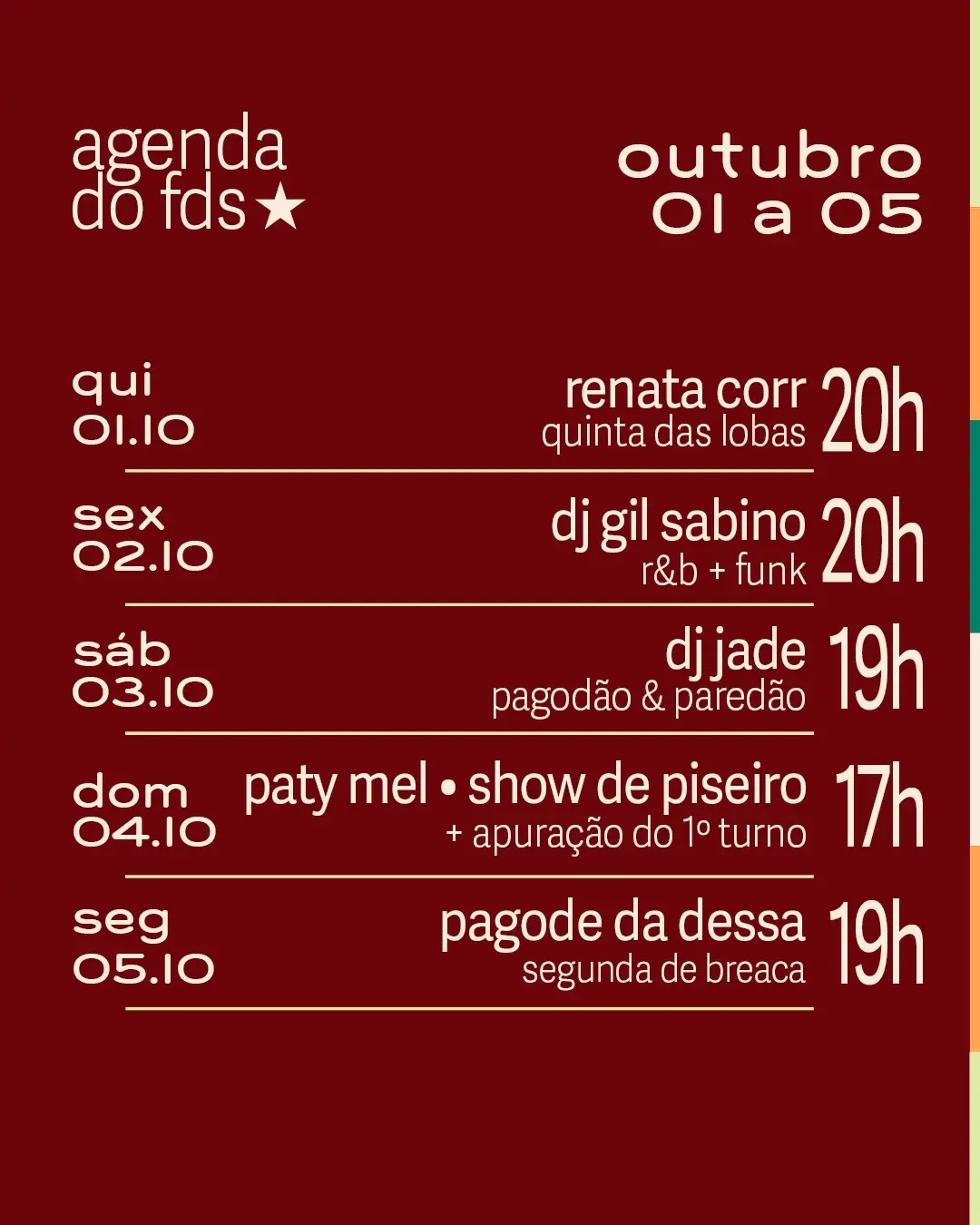 Flyer de Gil Sabino
