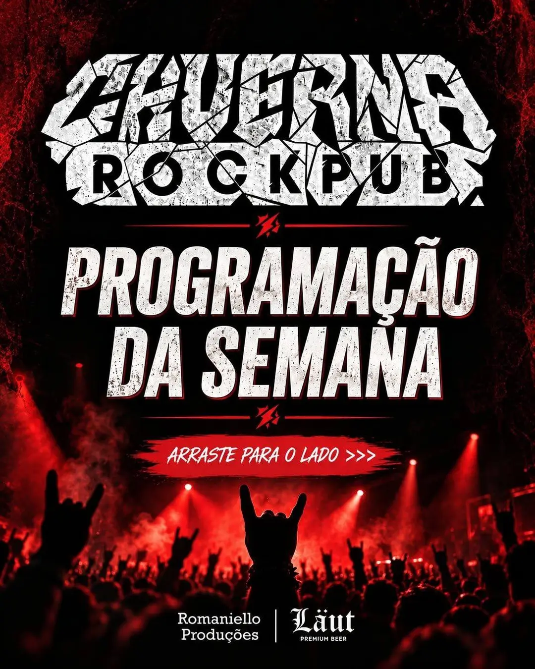 Flyer de Palimp, Breeu, Banda Holy e MTV Experience