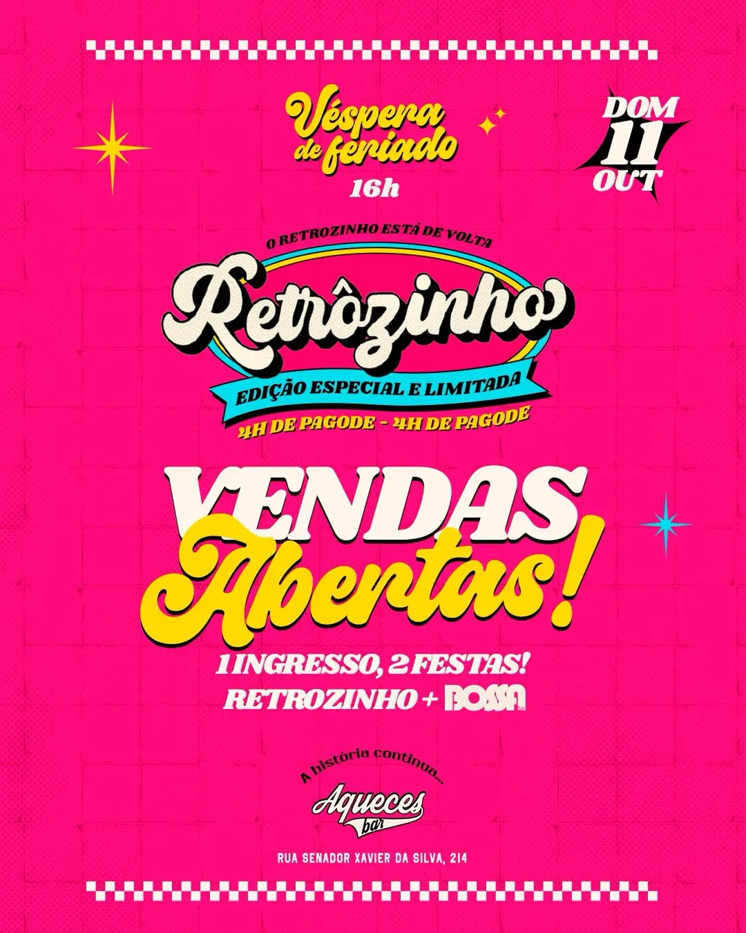 Flyer de Retrozinho