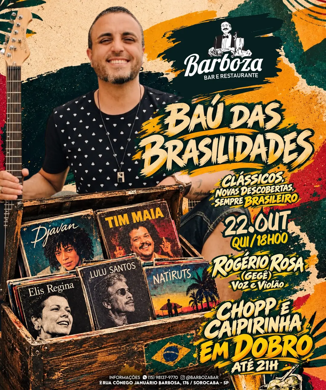Flyer de Rogério Rosa