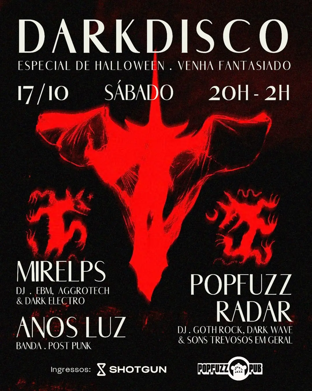 Flyer de Mirelps, Anos Luz e Popfuzz Radar