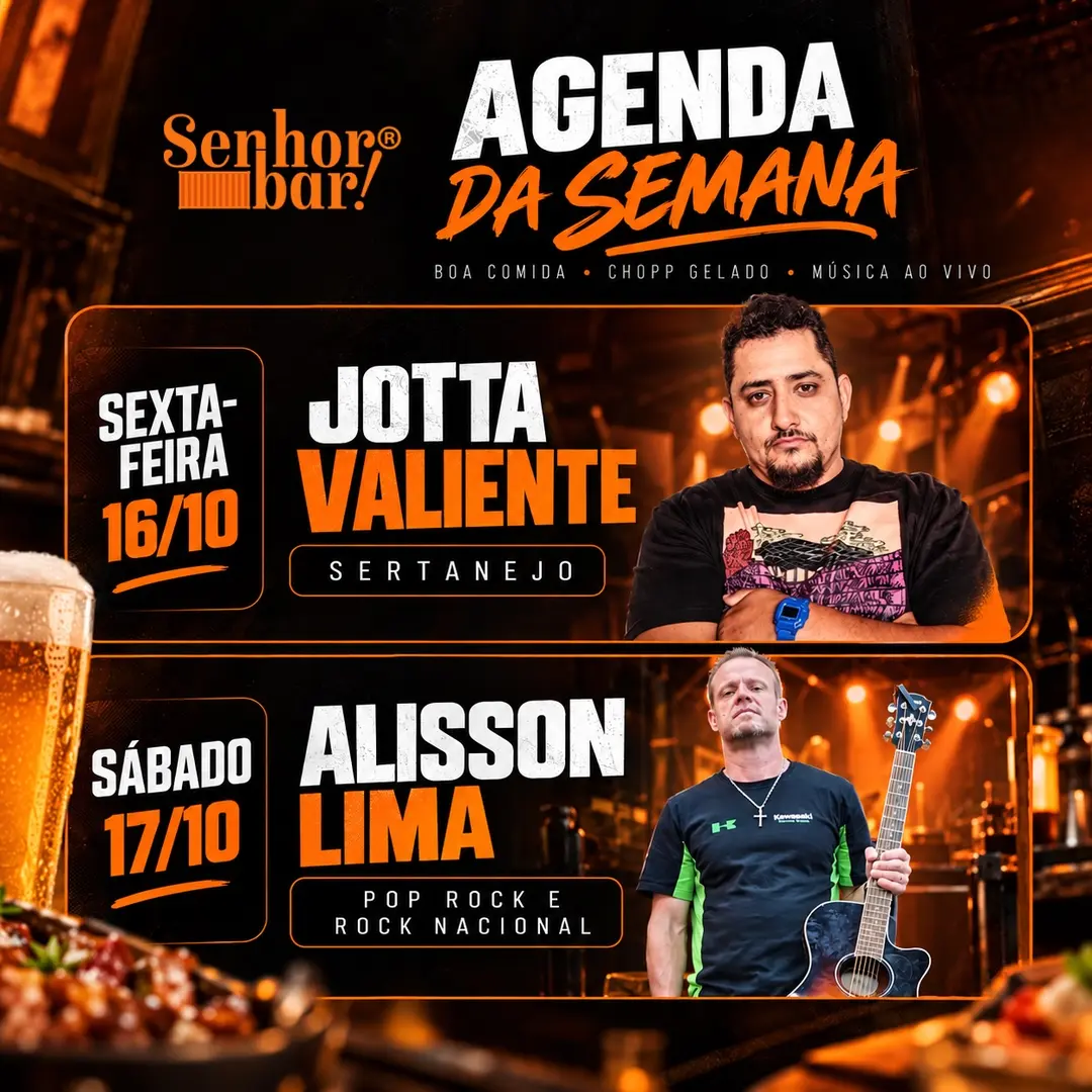 Flyer de Alisson Lima