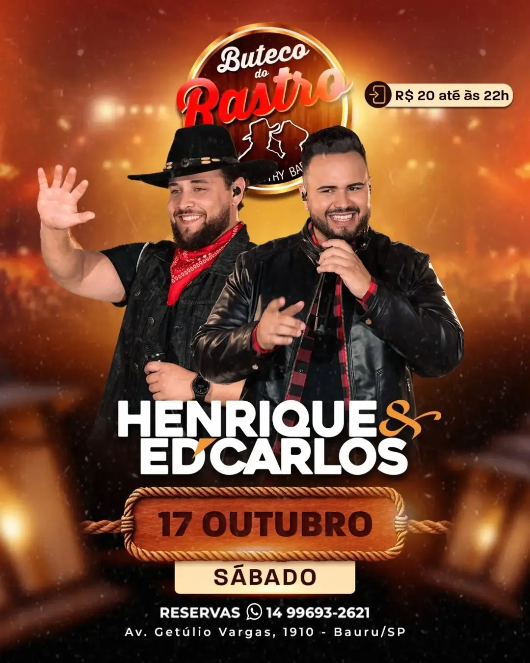 Flyer de Danilo Caparroz