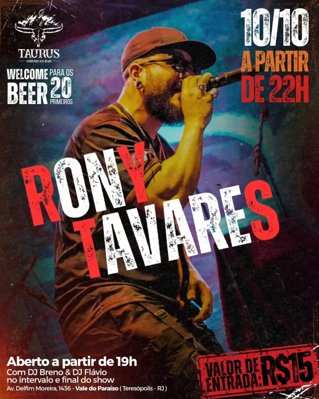 Flyer de Rony Tavares