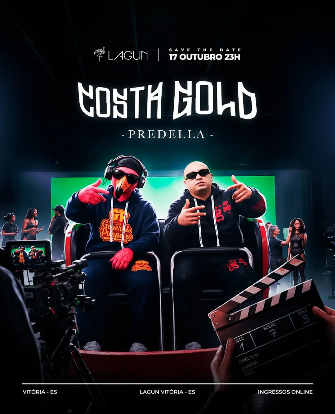Flyer de Costa Gold e predelladmc011