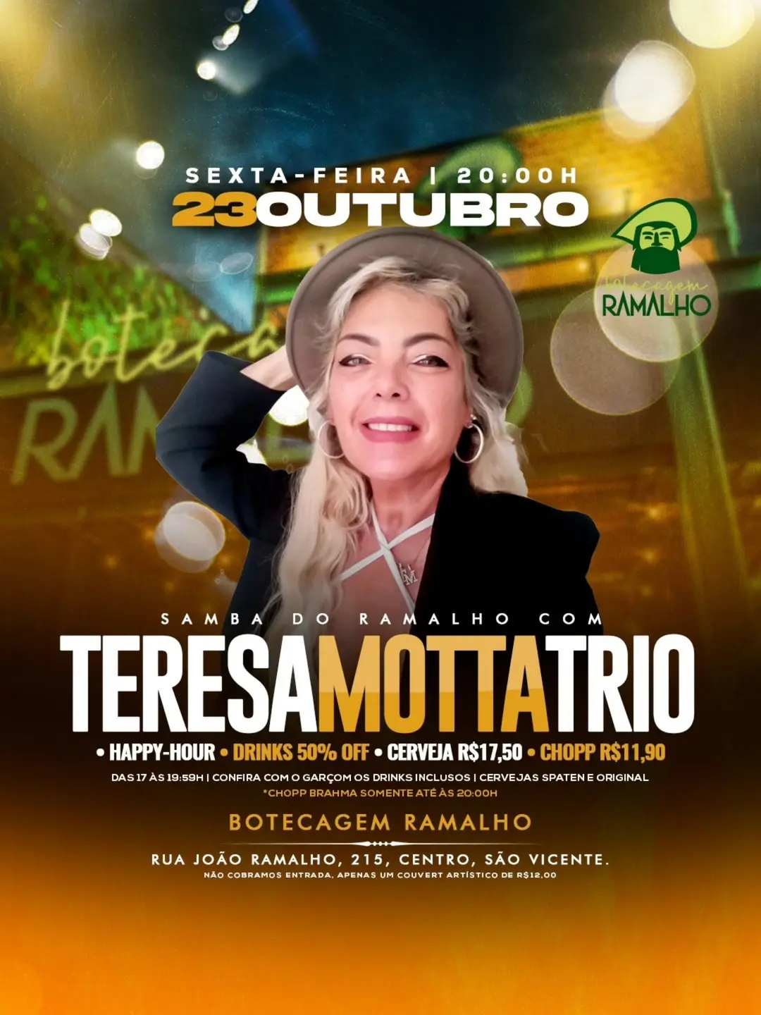 Flyer de Samba do Ramalho