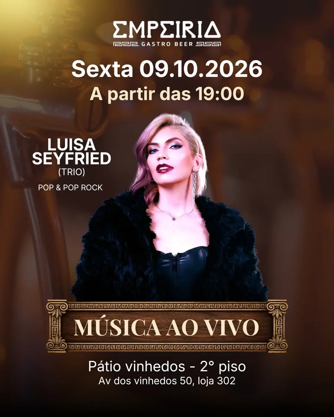 Flyer de Luisa Seyfried