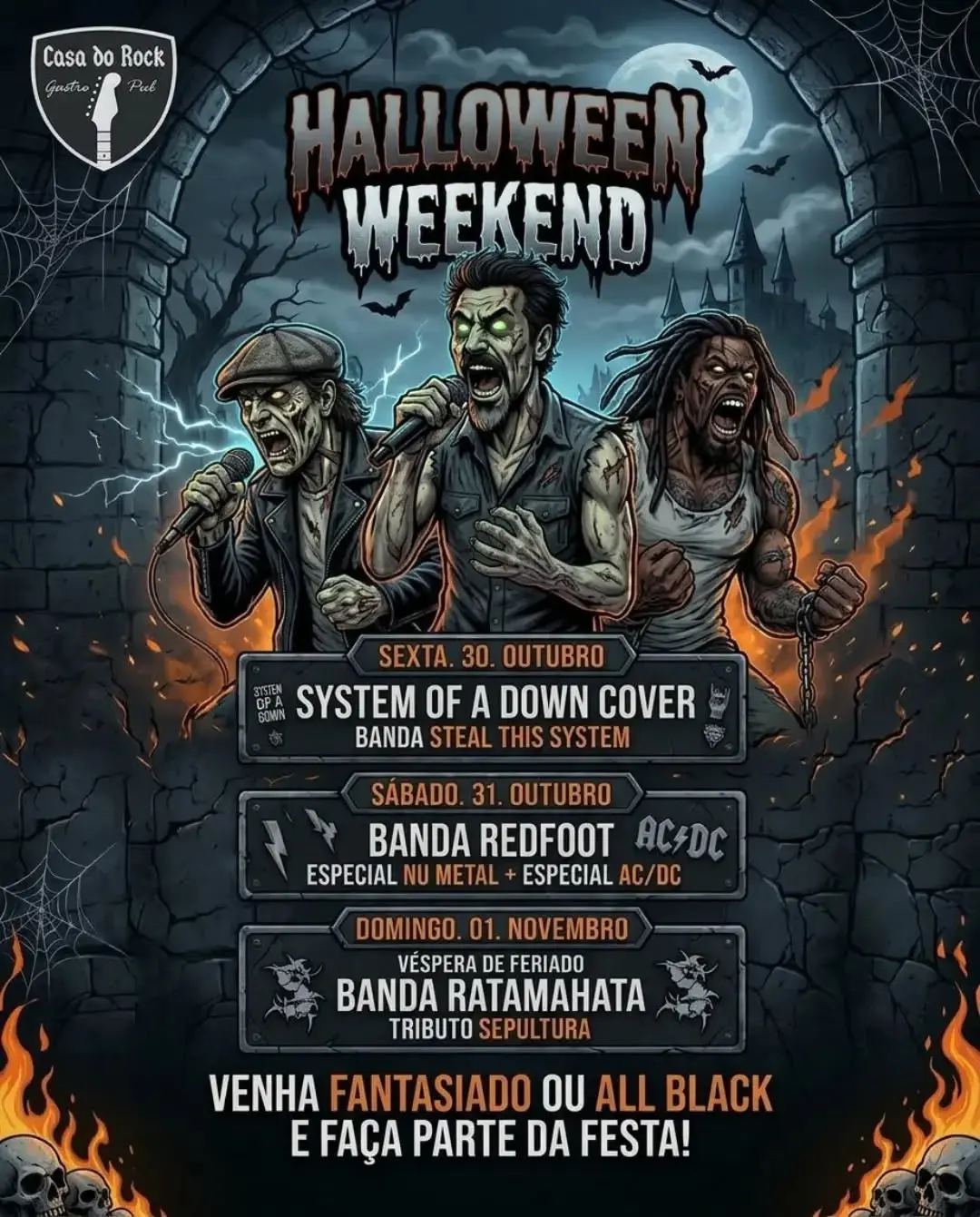 Flyer de Steal This System e Cover System of a Down