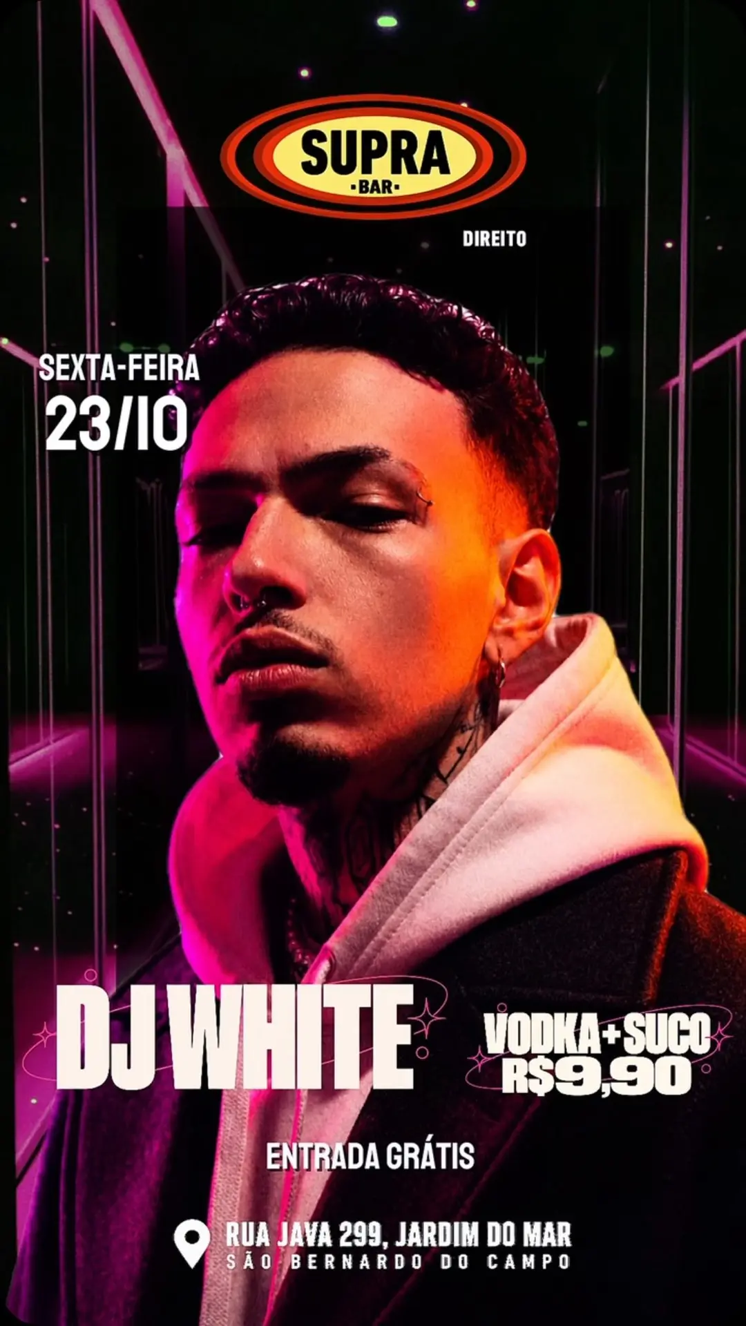 Flyer de DJ White