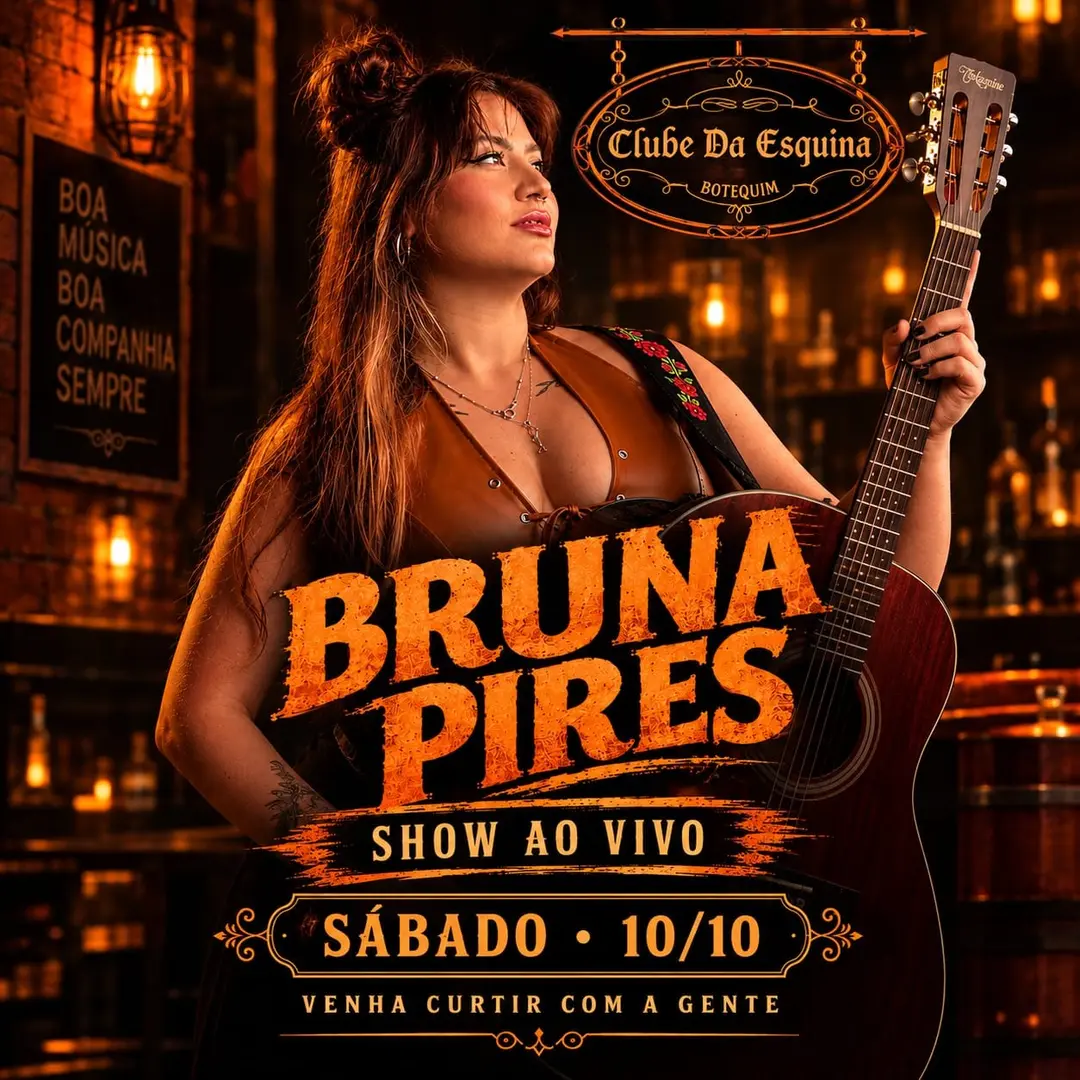 Flyer de Bruna Pires
