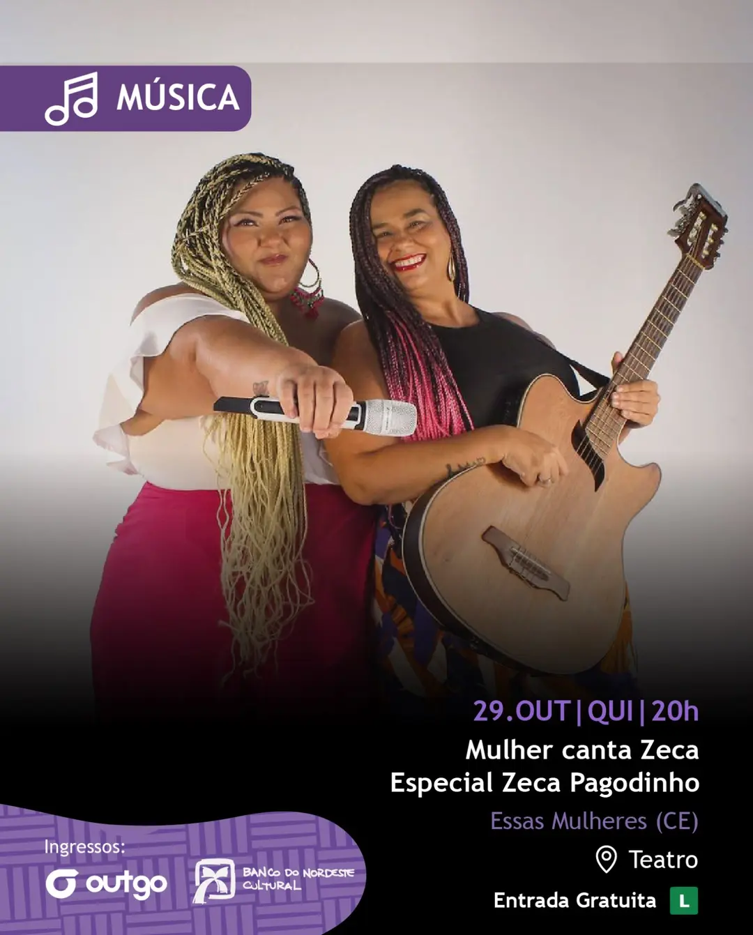 Flyer de Essas Mulheres