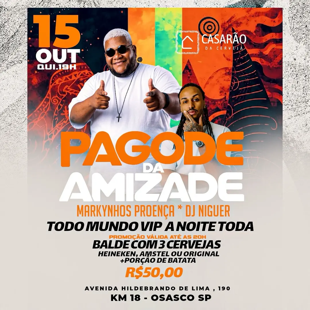 Flyer de Markynhos Proença