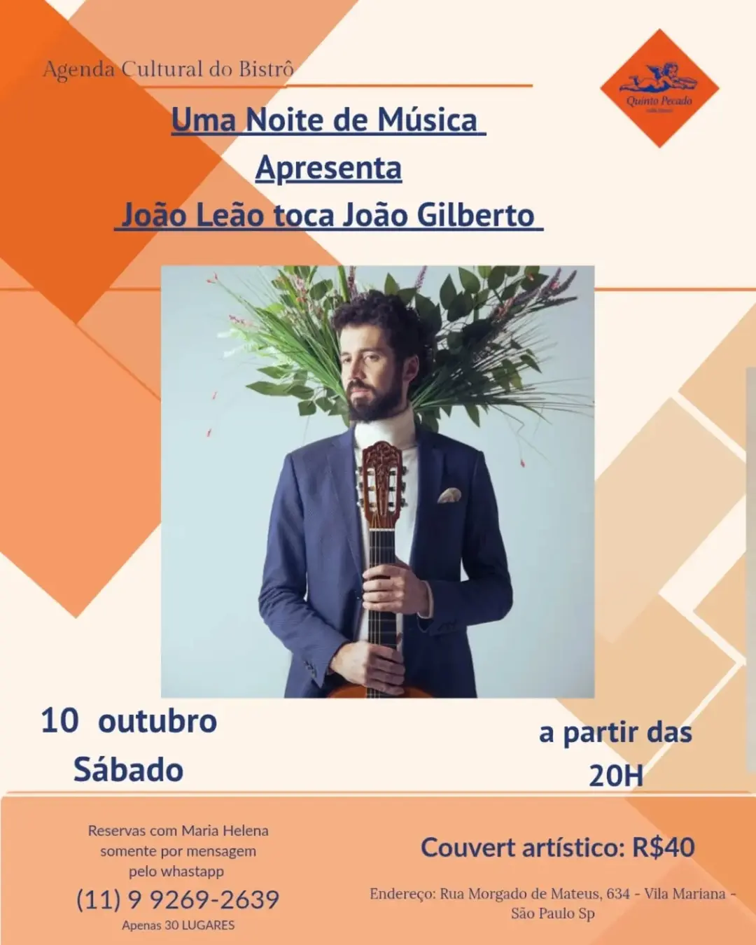 Flyer de Joao Leao