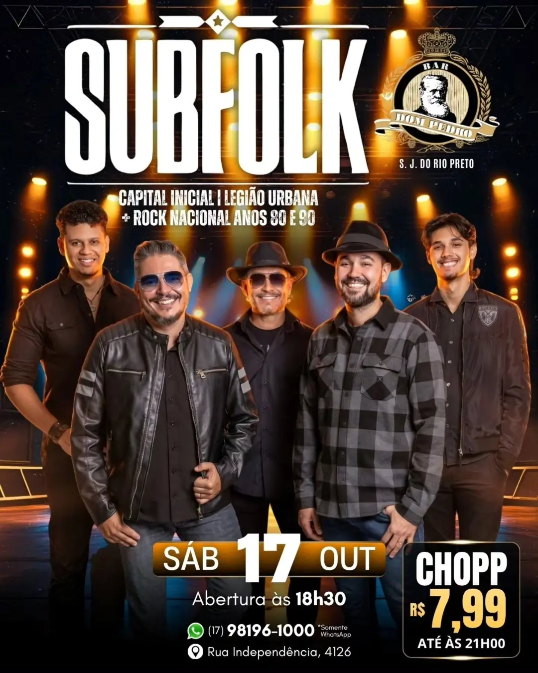 Flyer de Banda SubFolk