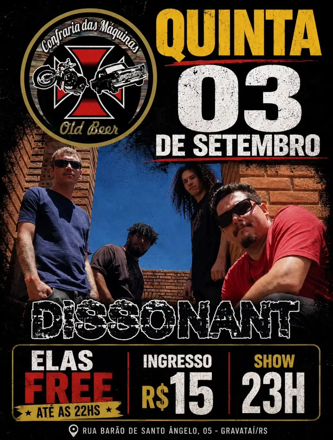 Flyer de Dissonant
