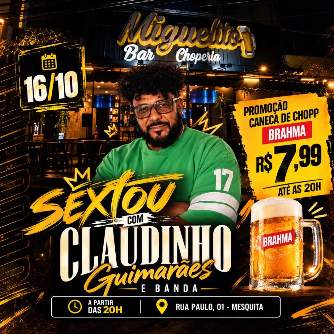 Flyer de Luis Claudio Guimarães
