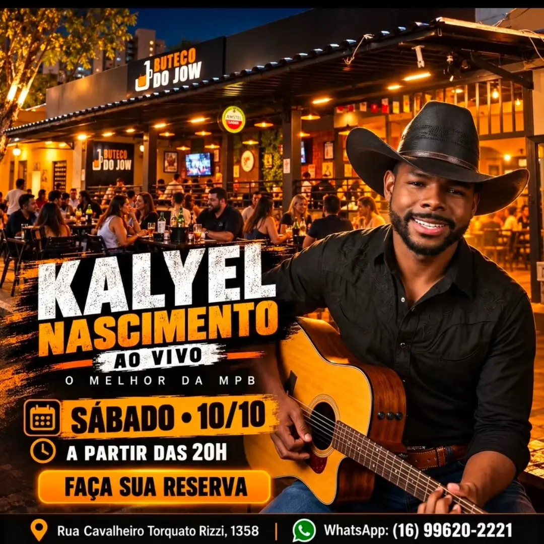 Flyer de Kalyel Nascimento