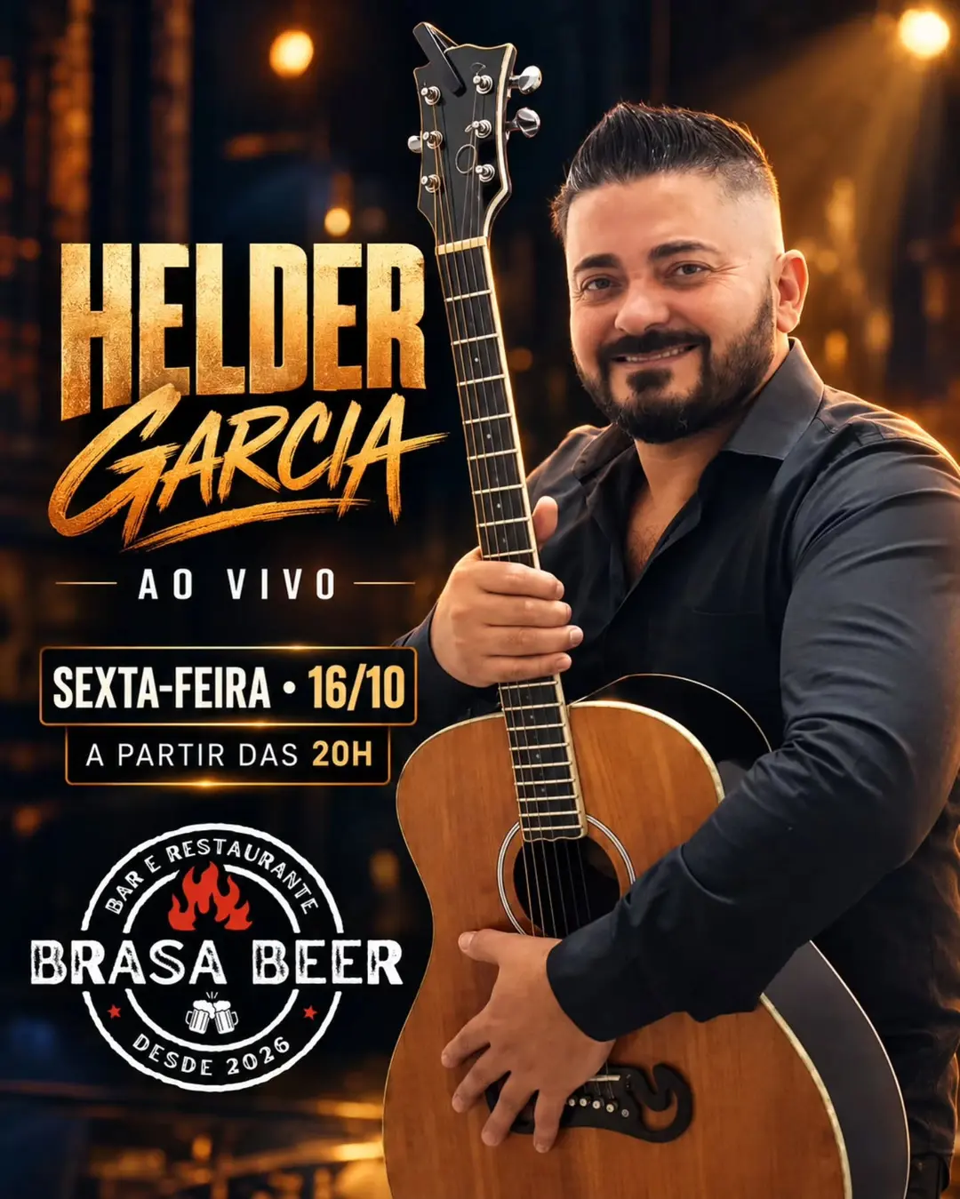 Flyer de Helder Garcia