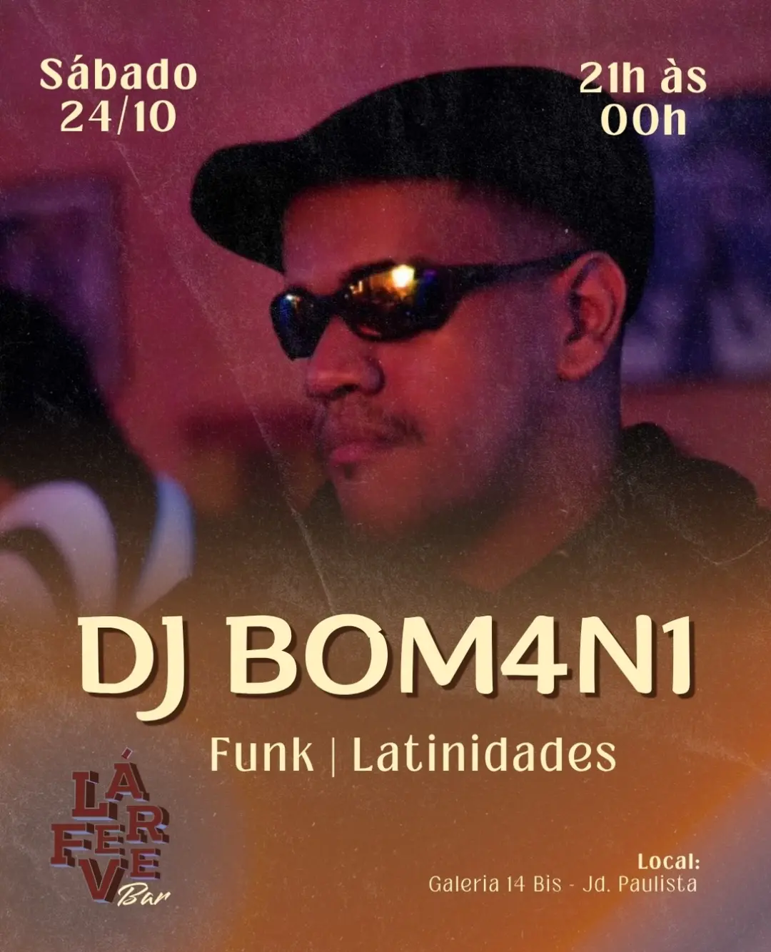 Flyer de DJ BOM4N1