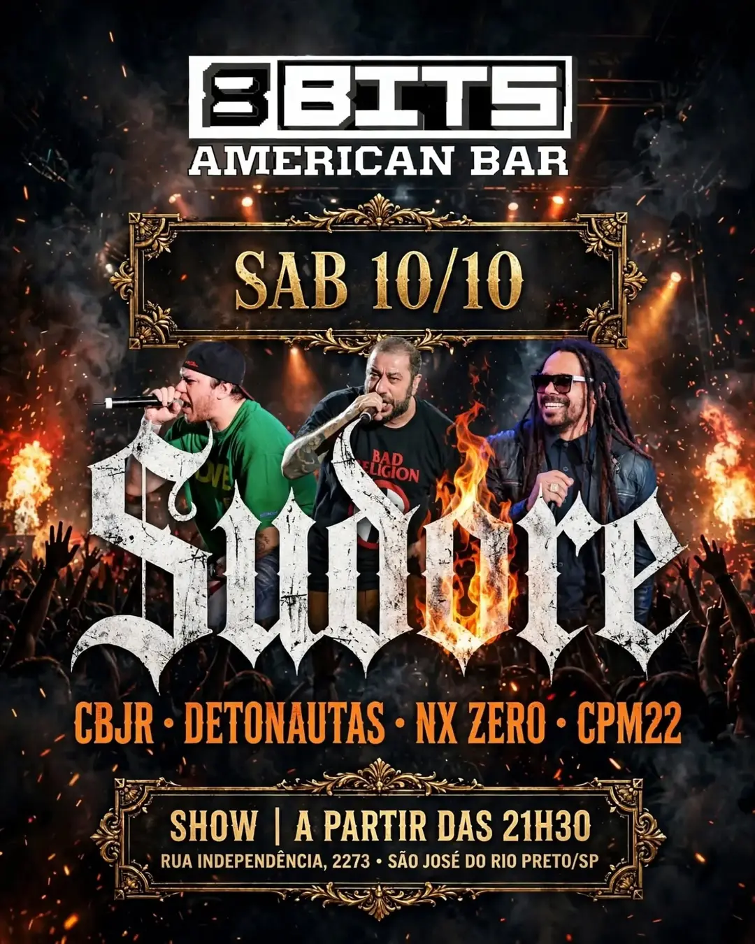Flyer de Banda SUDORE