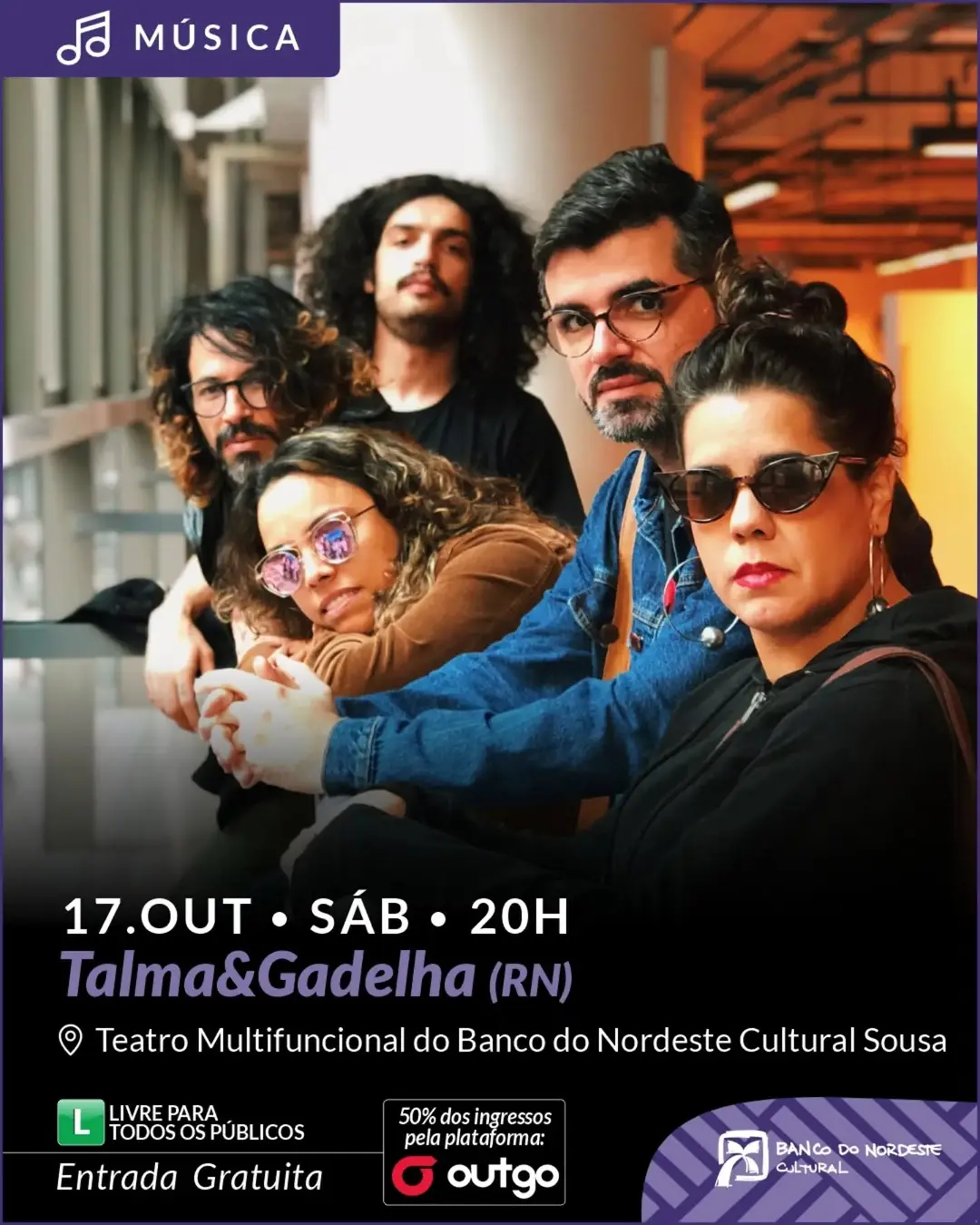 Flyer de Talma & Gadelha