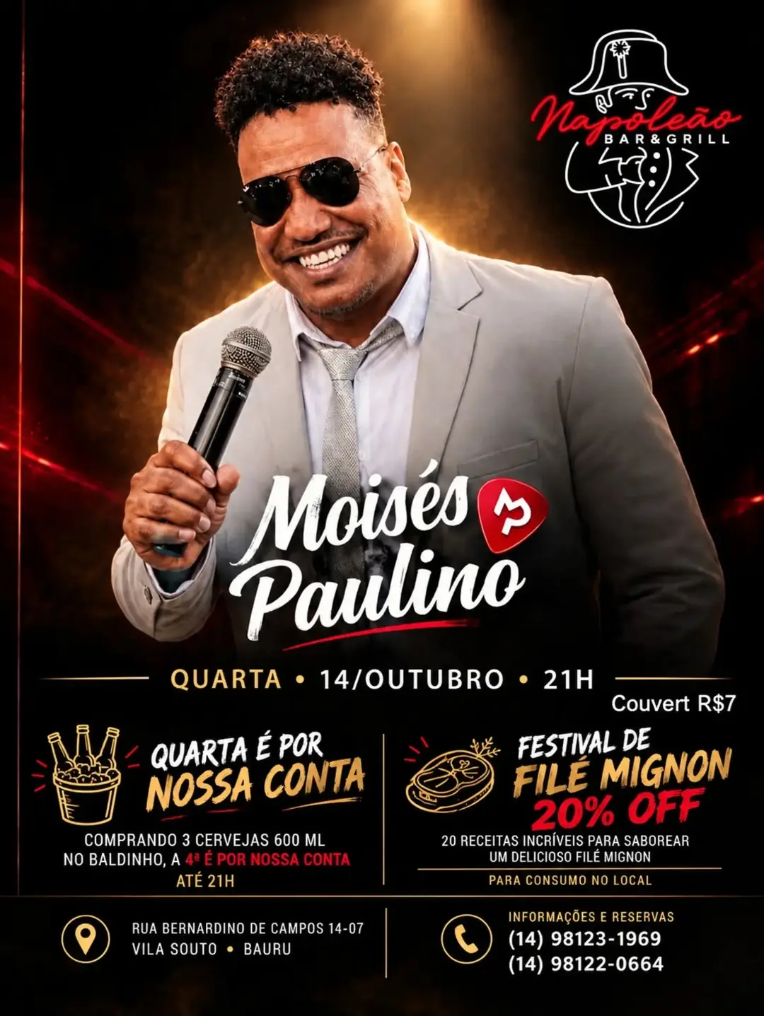 Flyer de Moises Paulino