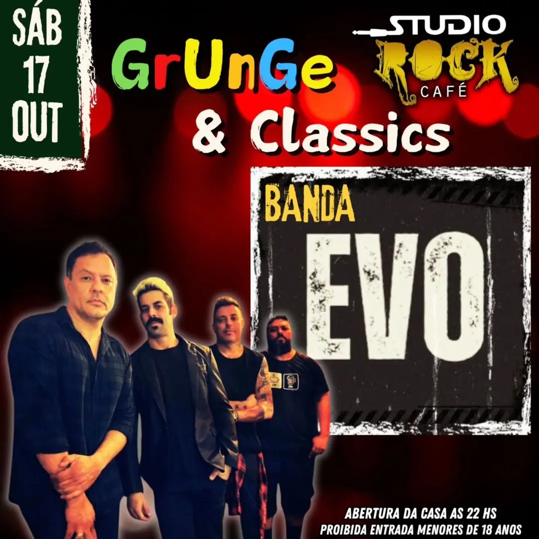 Flyer de Banda EVO e andreribeiro_ofc
