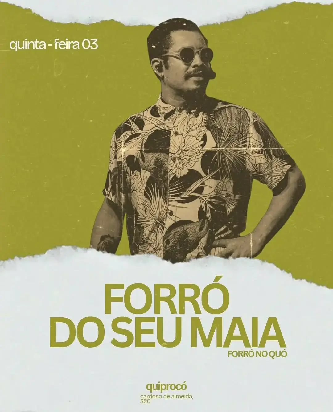 Flyer de Seu Maia