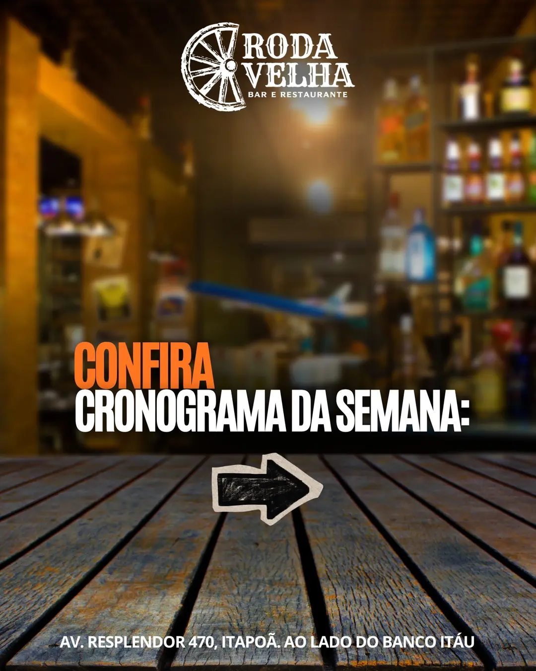 Flyer de Paulinho Sarapião