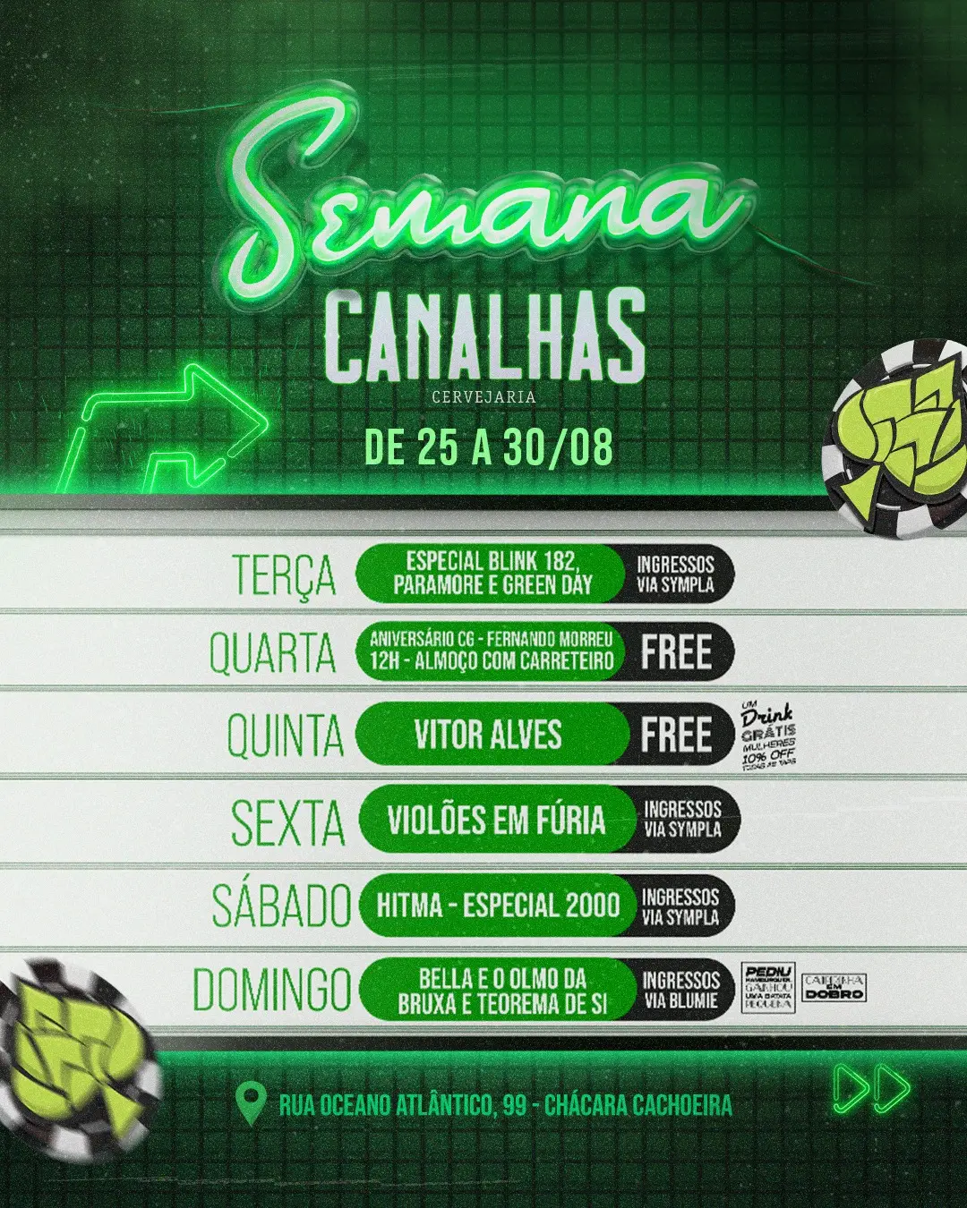 Flyer de Banda Fernando Morreu