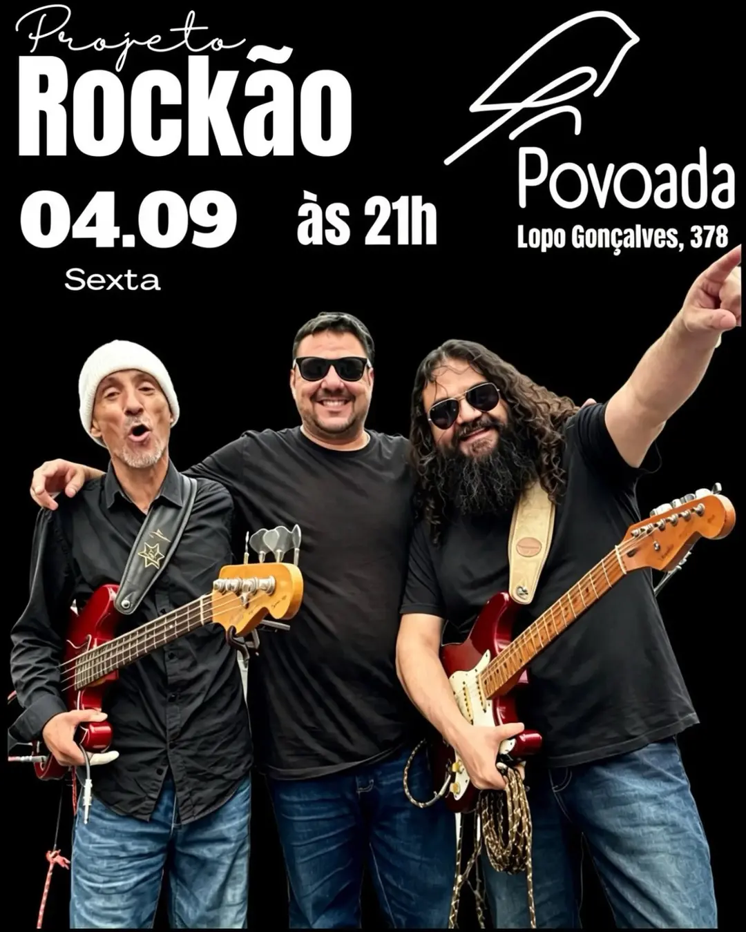 Flyer de Projeto Rockão