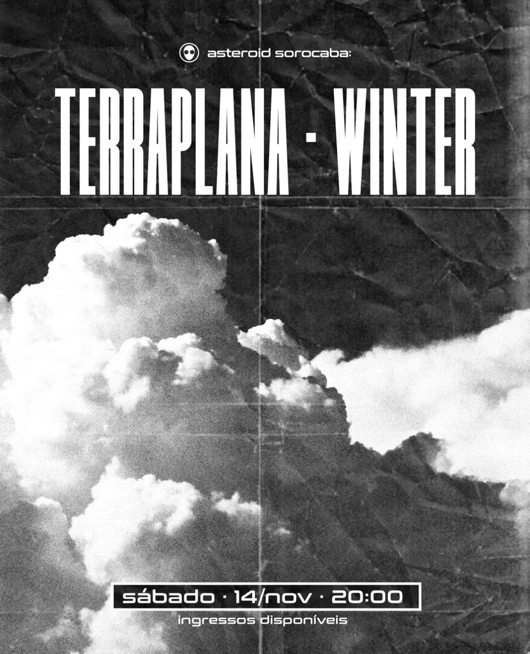 Flyer de Winter e Terra Plana
