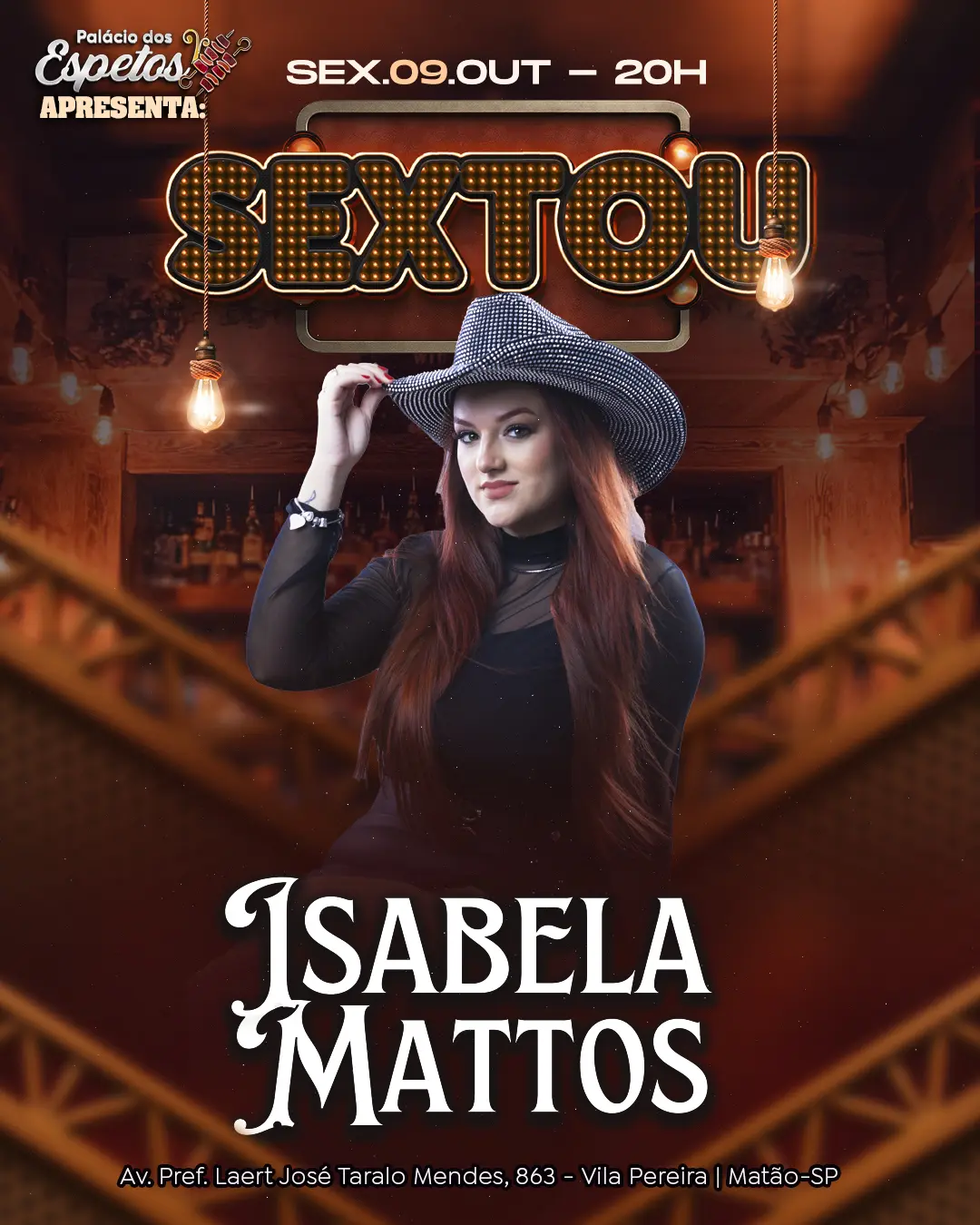 Flyer de Isabela Mattos
