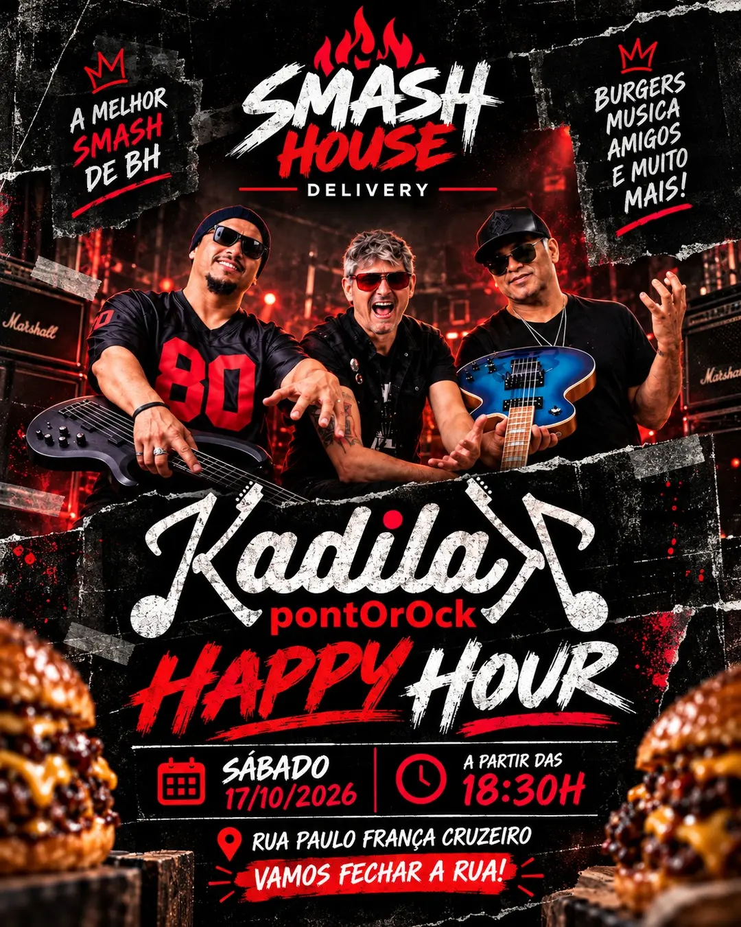 Flyer de Kadilak Ponto Rock
