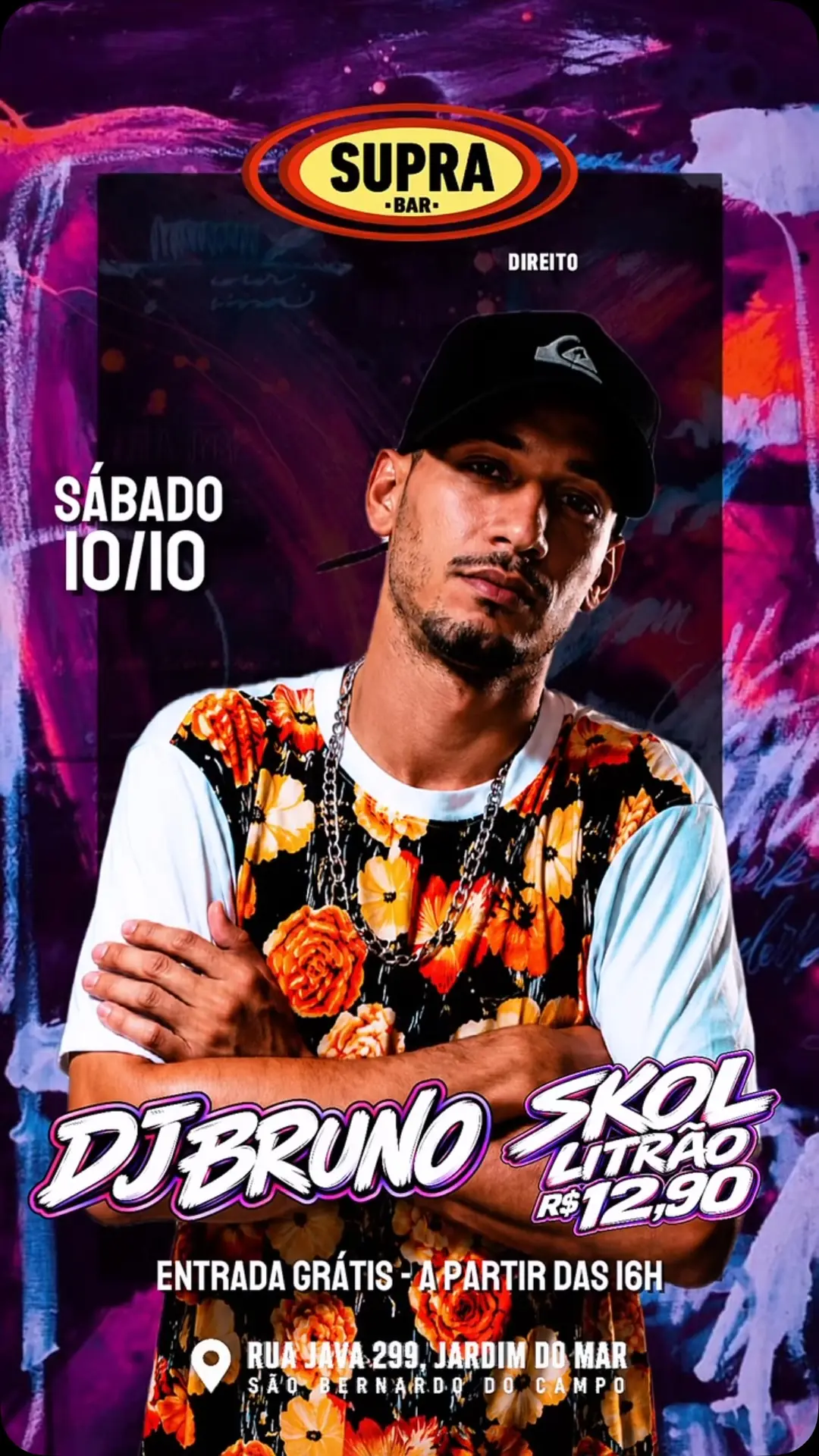 Flyer de Bruno Freitas