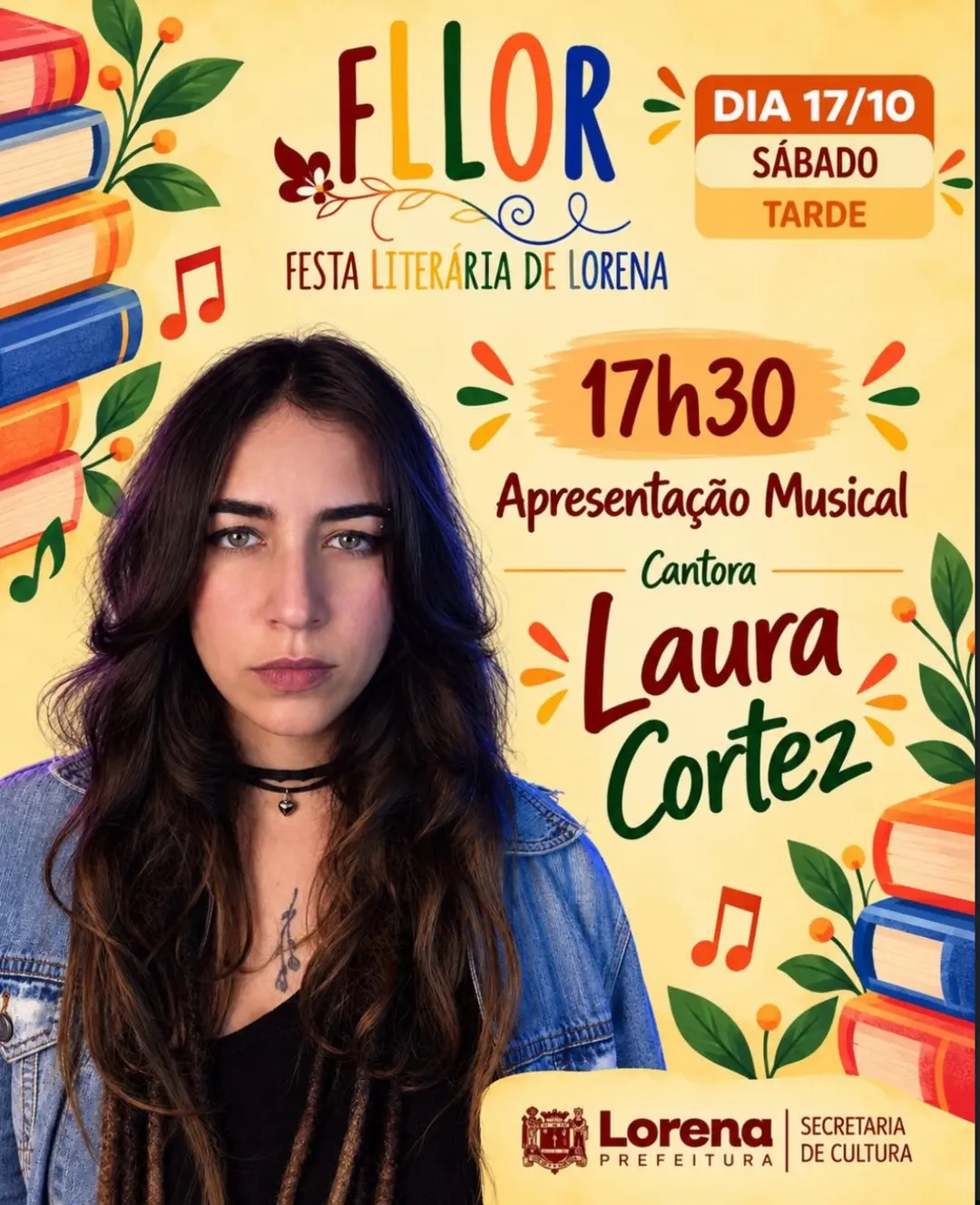 Flyer de Laura Cortez