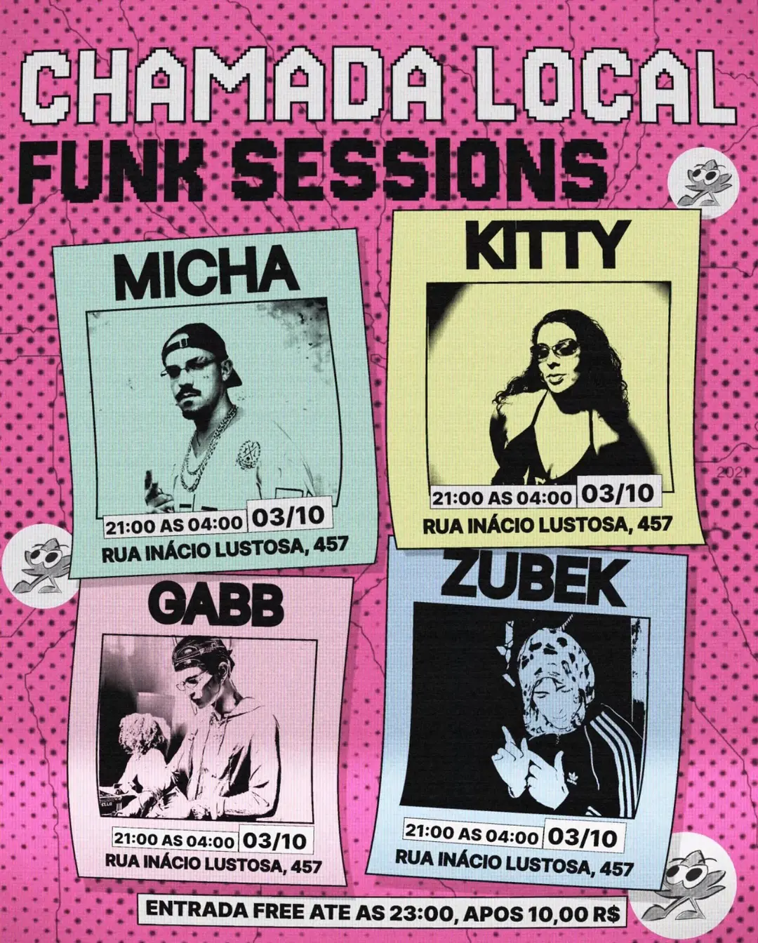 Flyer de João Zubek