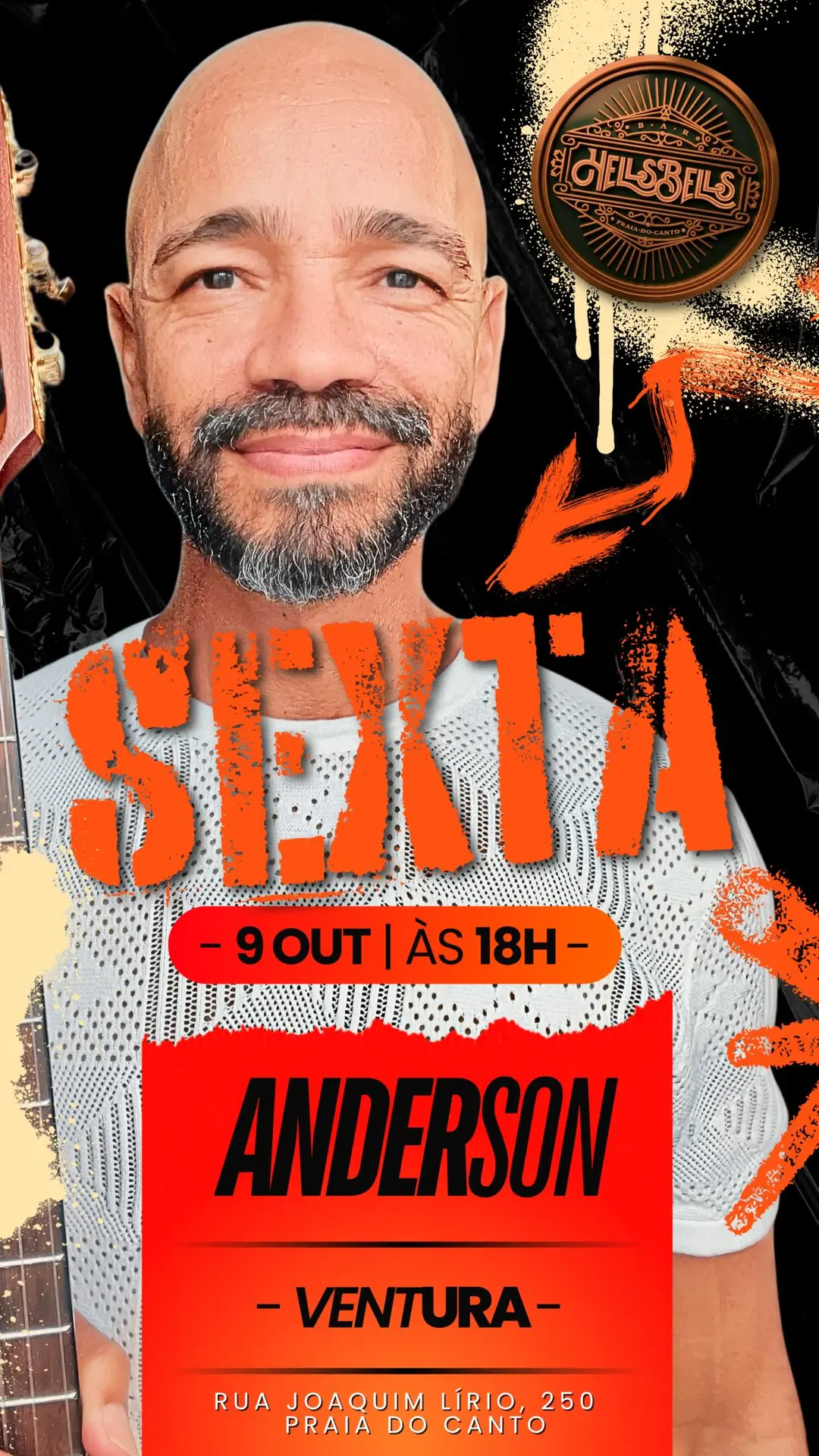 Flyer de Anderson Ventura