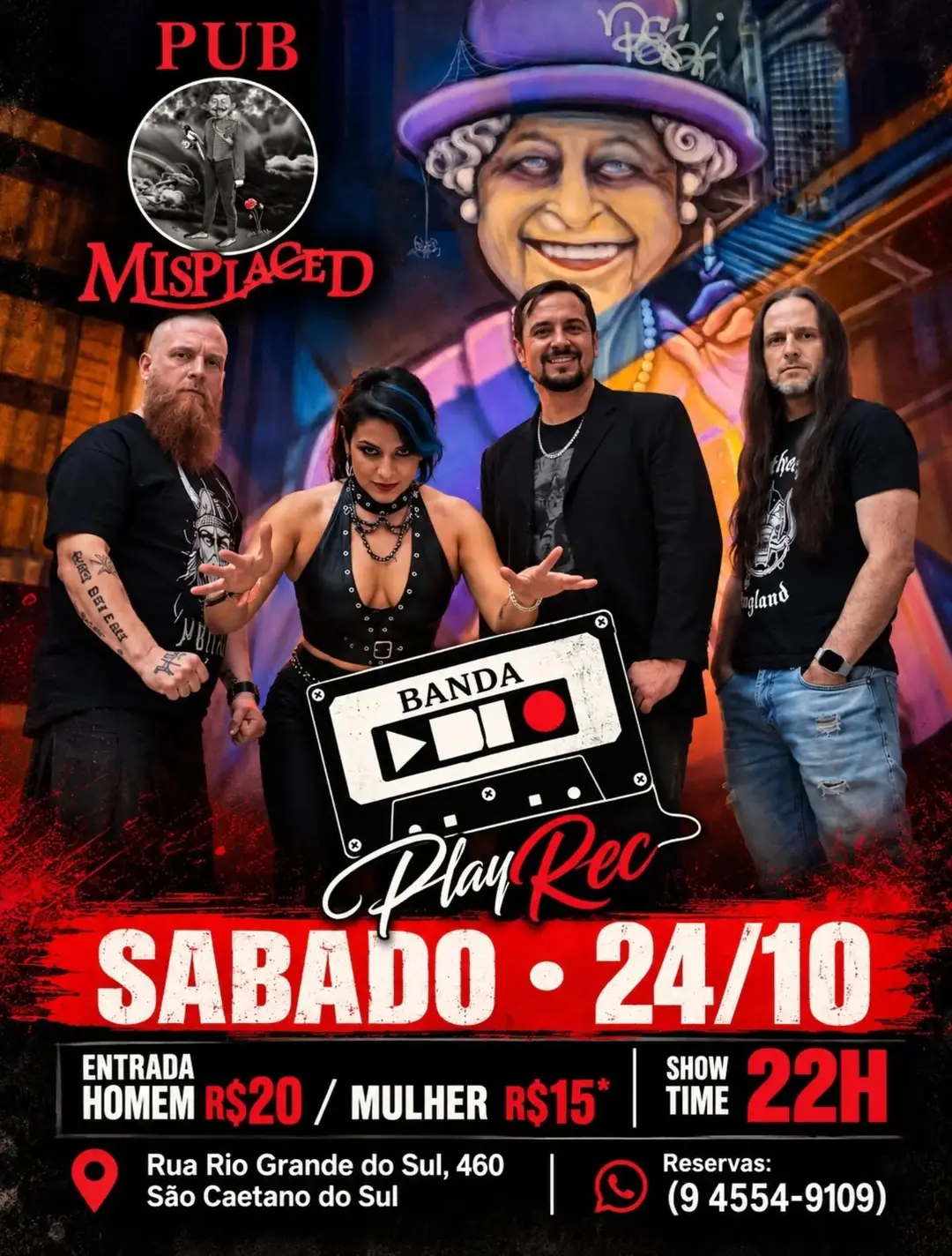 Flyer de Banda PlayRec