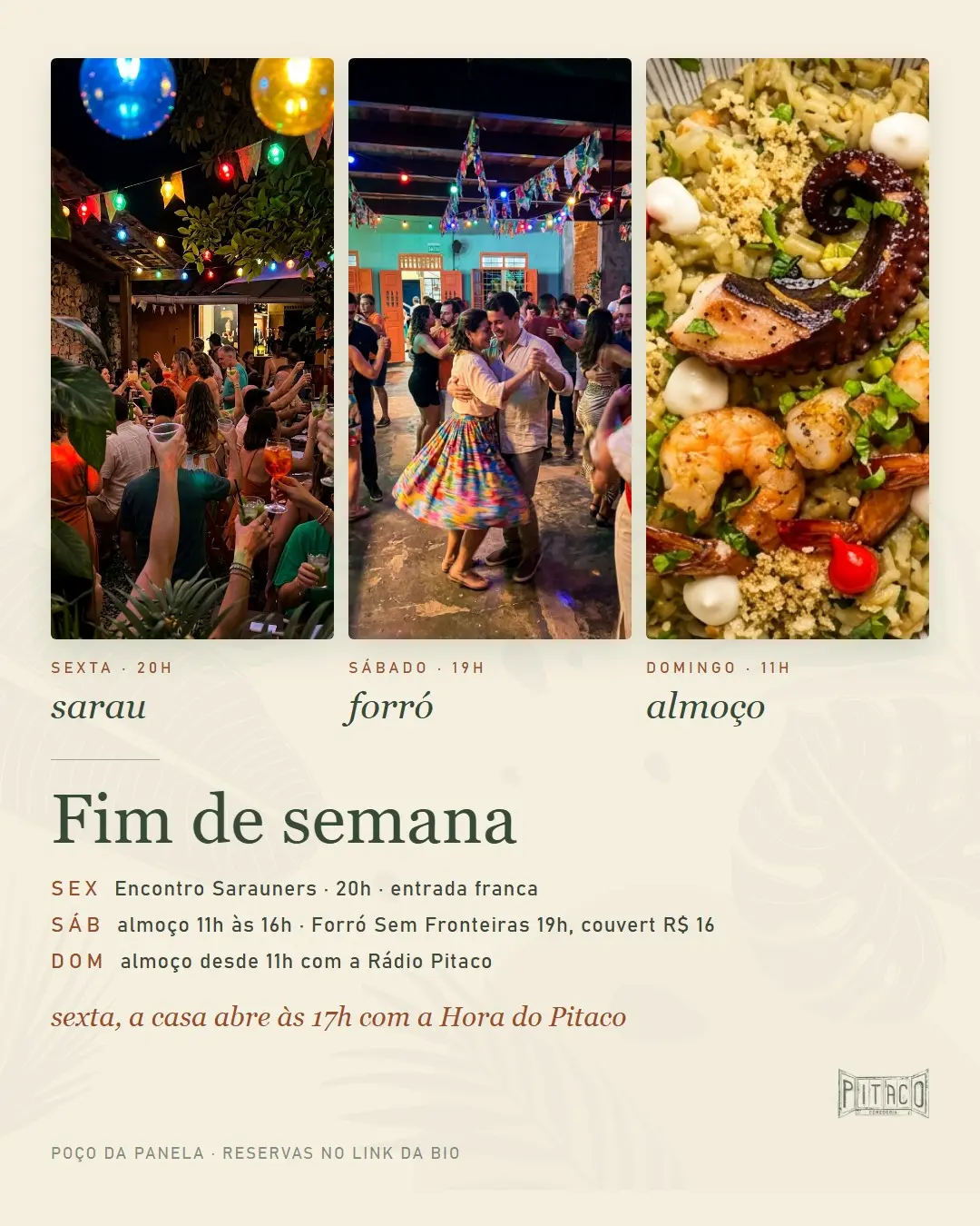 Flyer de Forro Sem Fronteiras