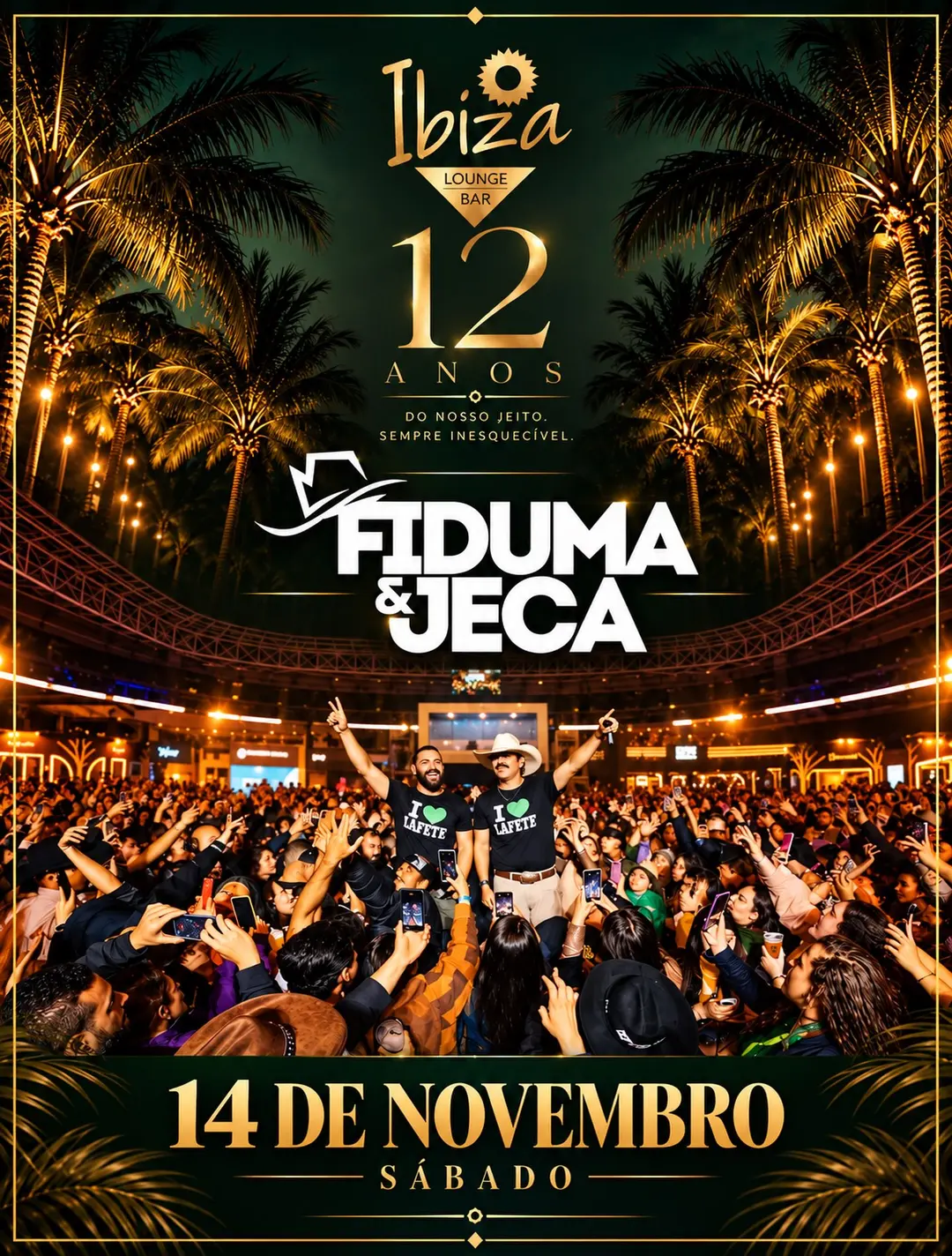 Flyer de Fiduma & Jeca